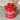 Tomato Red Fleur De Provence Butter Bell Crock - ONLY 1 AVAILABLE