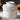 White Linen Antique Butter Bell crock - BB-AQWH